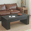Mesa de centro de madera maciza moderna y versátil - Perfecta para sala de estar