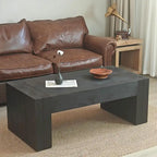 Mesa de centro de madera maciza moderna y versátil - Perfecta para sala de estar