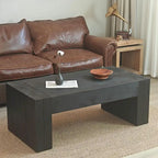 Mesa de centro de madera maciza moderna y versátil - Perfecta para sala de estar