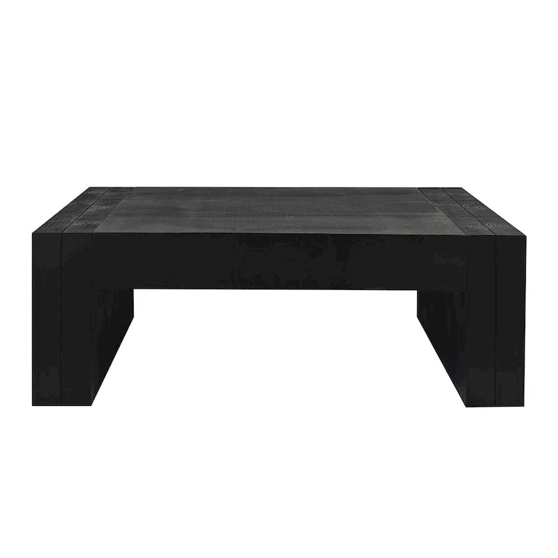 Mesa de centro de madera maciza moderna y versátil - Perfecta para sala de estar
