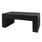 Mesa de centro de madera maciza moderna y versátil - Perfecta para sala de estar