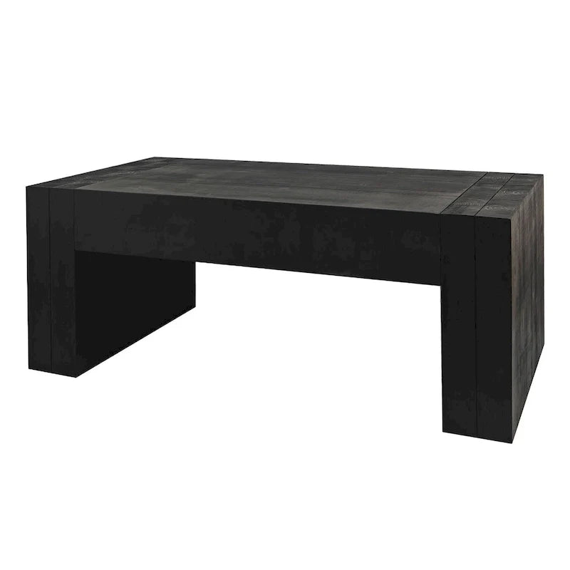 Mesa de centro de madera maciza moderna y versátil - Perfecta para sala de estar