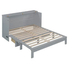 Cama Murphy plegable Queen Size con cajones de almacenamiento