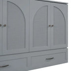 Cama Murphy plegable Queen Size con cajones de almacenamiento