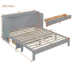 Cama Murphy plegable Queen Size con cajones de almacenamiento