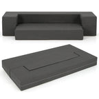 Sofá cama plegable de 8 pulgadas con espuma de alta densidad y funda lavable