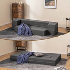 Sofá cama plegable de 8 pulgadas con espuma de alta densidad y funda lavable