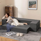 Sofá cama plegable de 8 pulgadas con espuma de alta densidad y funda lavable