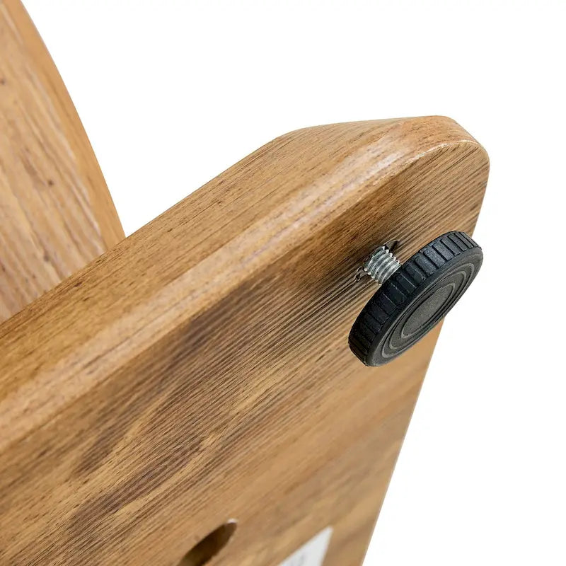 Mesa de centro cuadrada de 23.6" con tiras de patas en tono dorado