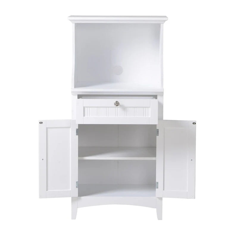Gabinete utilitario para microondas y cafetera