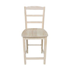 Taburete de Bar de Madera Maciza