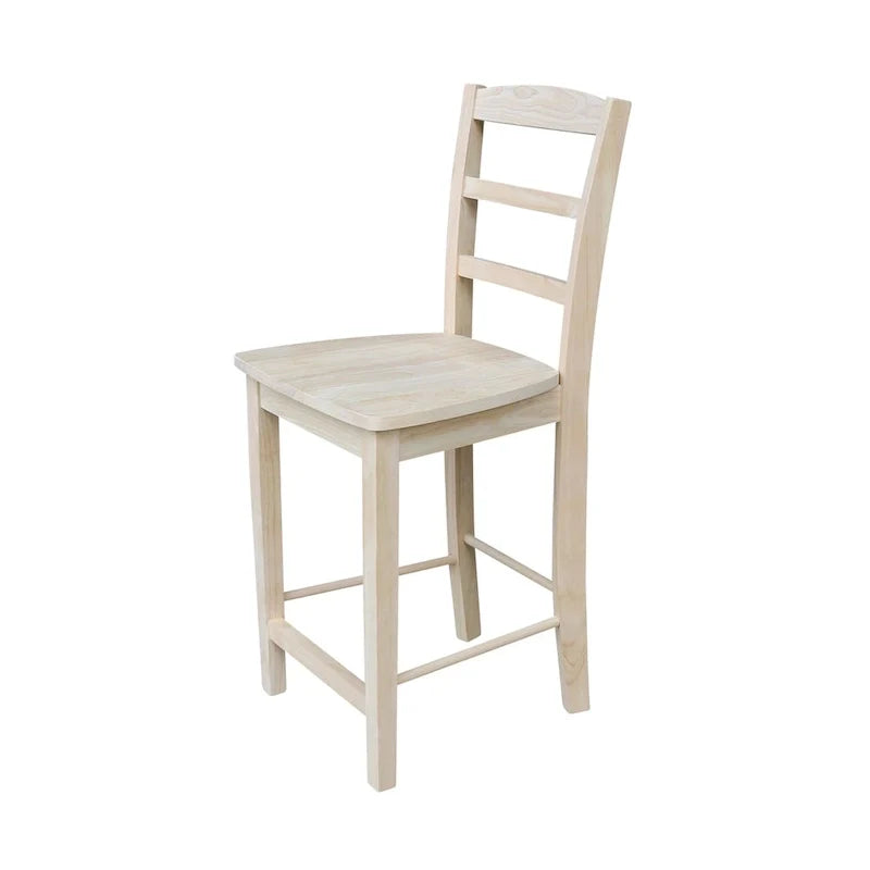 Taburete de Bar de Madera Maciza