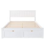 Cama de plataforma con cajón de almacenaje