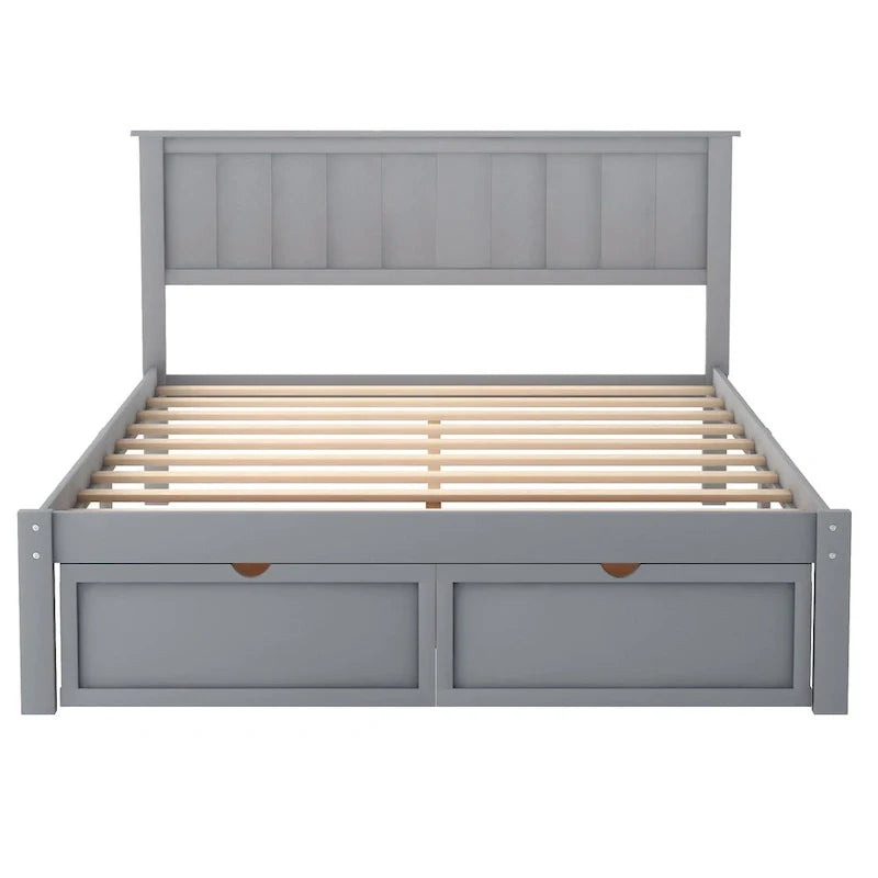Cama de plataforma con cajón de almacenaje