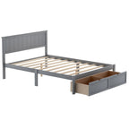 Cama de plataforma con cajón de almacenaje
