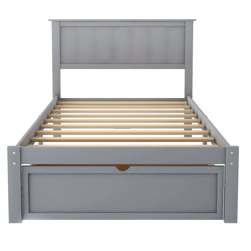 Cama de plataforma con cajón de almacenaje