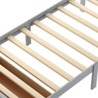 Cama de plataforma con cajón de almacenaje