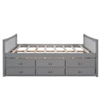 Cama nido doble con cama extraíble individual y cajones de almacenamiento