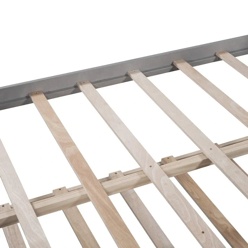Cama nido doble con cama extraíble individual y cajones de almacenamiento