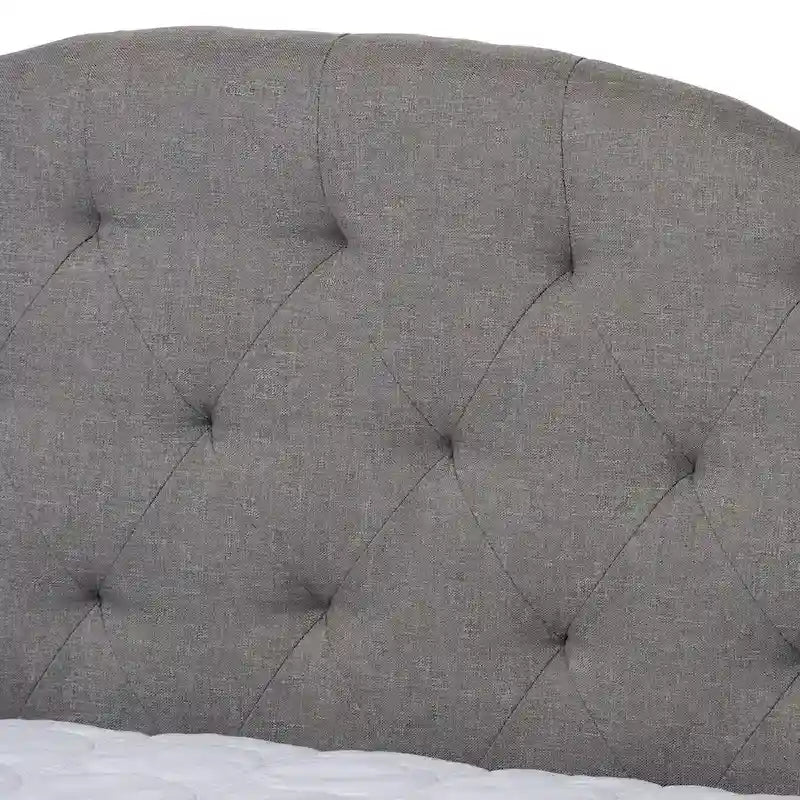 Sofá cama tapizado en tela contemporáneo