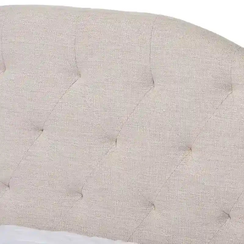 Sofá cama tapizado en tela contemporáneo