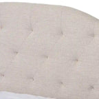 Sofá cama tapizado en tela contemporáneo
