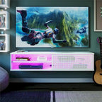 Mueble de TV flotante para televisores de hasta 60 pulgadas