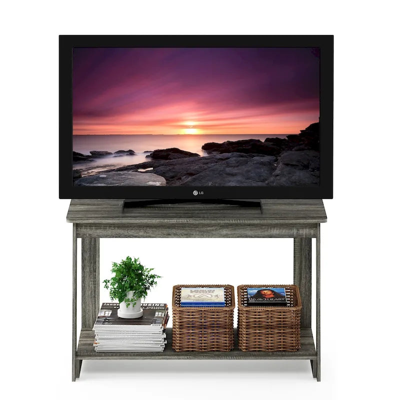 Mueble TV compacto con estante inferior