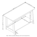 Mueble TV compacto con estante inferior