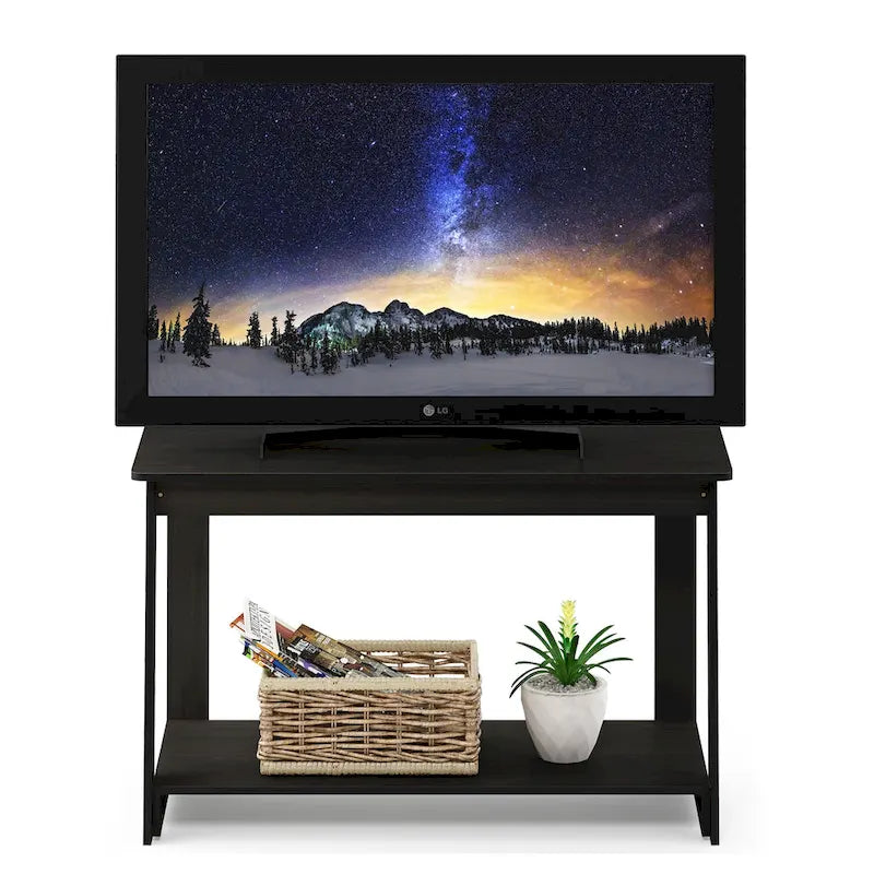Mueble TV compacto con estante inferior