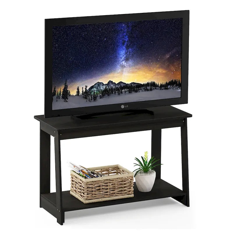 Mueble TV compacto con estante inferior