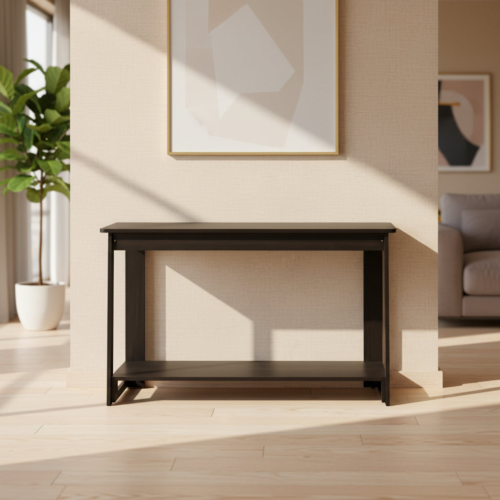 Mueble TV compacto con estante inferior