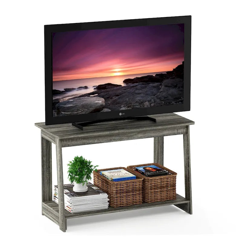 Mueble TV compacto con estante inferior