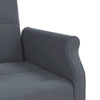 Sofá Cama Biplaza de Terciopelo con Cojines – 85 x 35 x 27.6