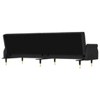 Sofá Cama Biplaza de Terciopelo con Cojines – 85 x 35 x 27.6