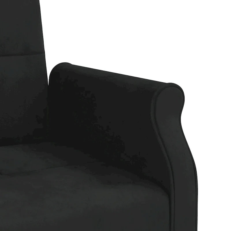 Sofá Cama Biplaza de Terciopelo con Cojines – 85 x 35 x 27.6