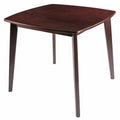 Mesa de comedor de madera maciza - Nogal, 34.02 x 34.02 x 29.33 pulgadas