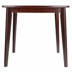 Mesa de comedor de madera maciza - Nogal, 34.02 x 34.02 x 29.33 pulgadas