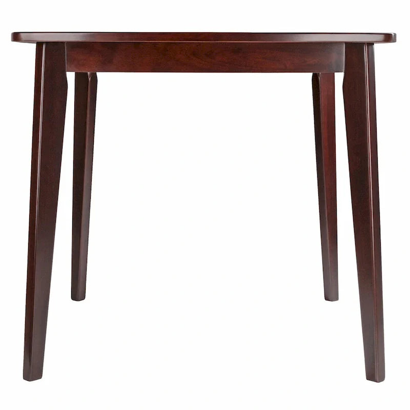 Mesa de comedor de madera maciza - Nogal, 34.02 x 34.02 x 29.33 pulgadas