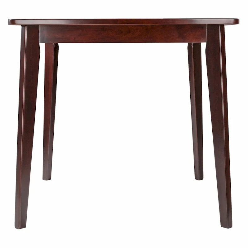 Mesa de comedor de madera maciza - Nogal, 34.02 x 34.02 x 29.33 pulgadas