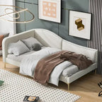 Cama nido individual con cabecero y apoyabrazos