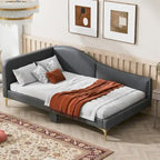 Cama nido individual con cabecero y apoyabrazos