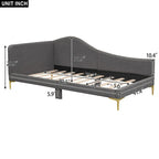 Cama nido individual con cabecero y apoyabrazos