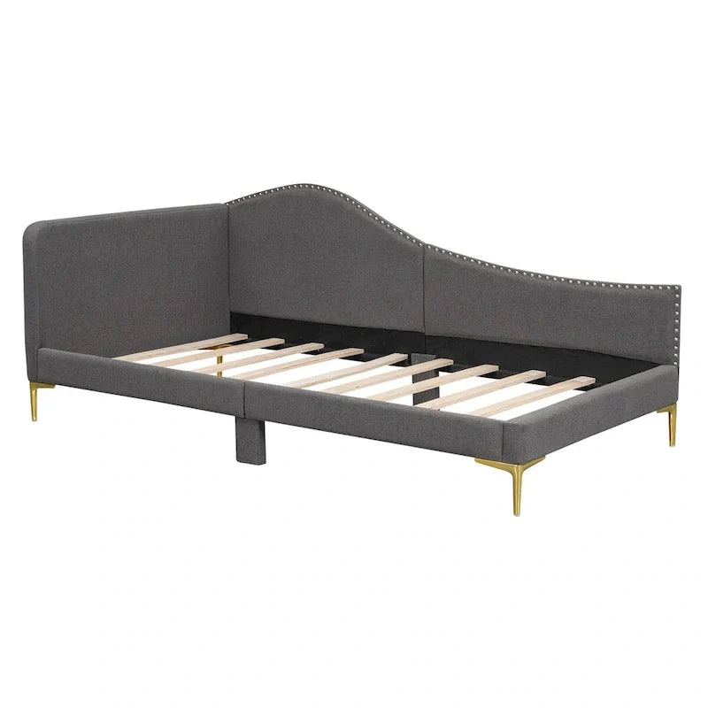 Cama nido individual con cabecero y apoyabrazos