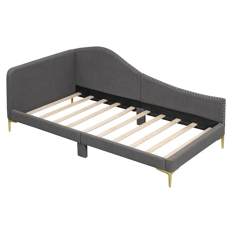 Cama nido individual con cabecero y apoyabrazos