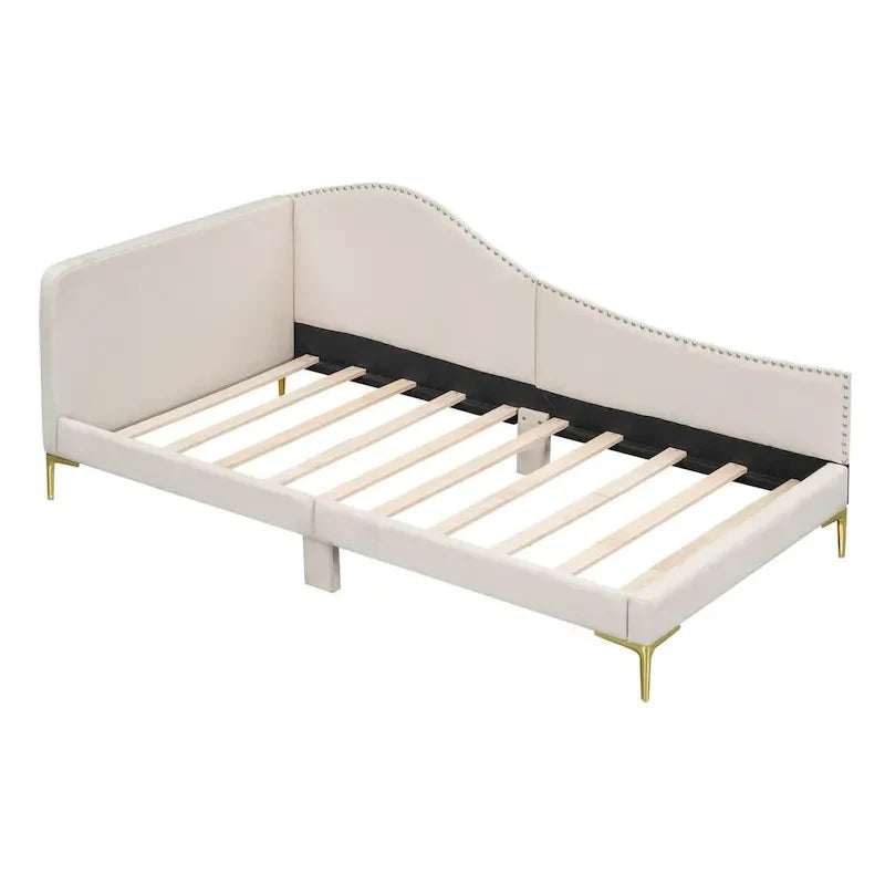 Cama nido individual con cabecero y apoyabrazos