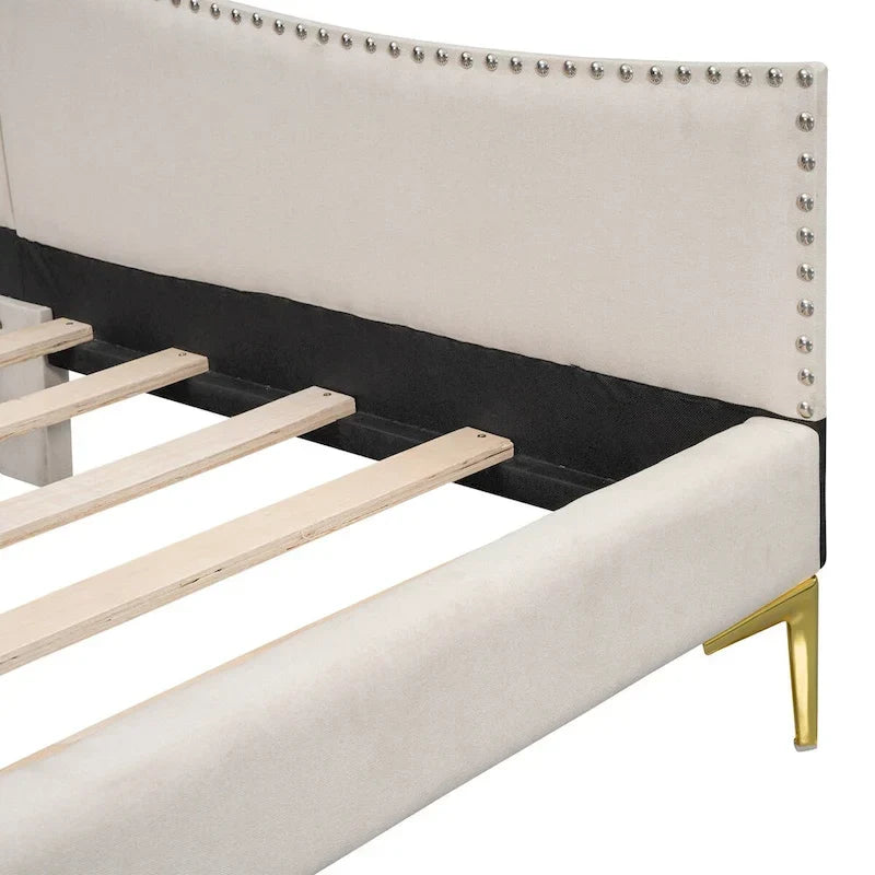 Cama nido individual con cabecero y apoyabrazos