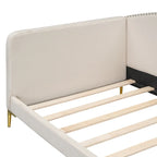 Cama nido individual con cabecero y apoyabrazos