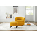 Sillón giratorio 360° con otomana