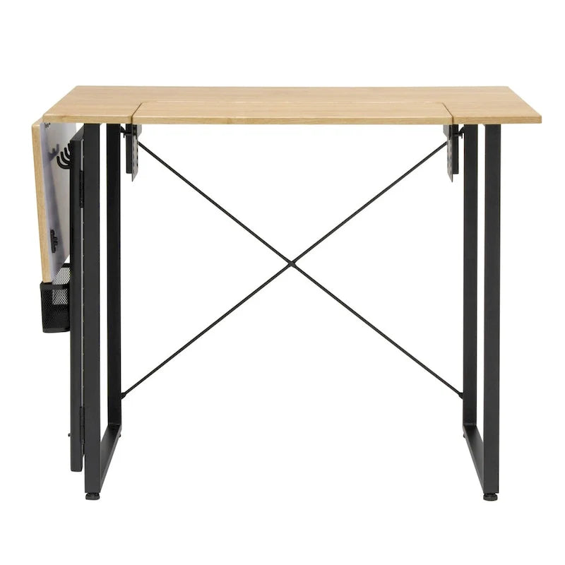 Mesa de costura Pivot con panel de almacenamiento y plataforma ajustable